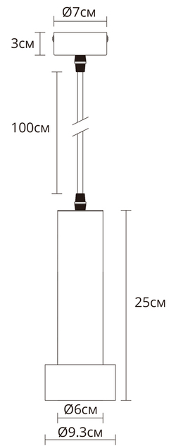 Светильник подвесной Arte Lamp Ran A3147SP-1BK