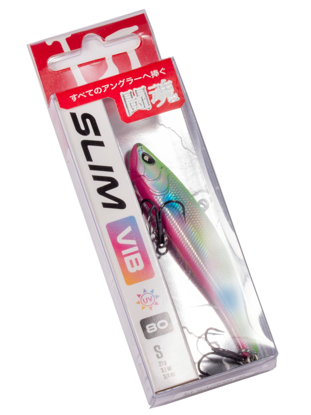 Воблер тонущий вертикальный LJ Pro Series SLIM VIB S 80.00/140