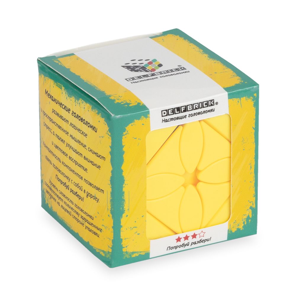 Головоломка механическая Клевер, 1 элемент, 1 шт, Delfbrick DLK- 15