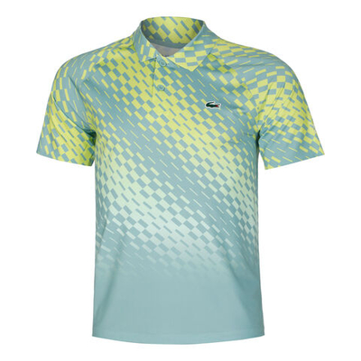 Мужское теннисное поло Lacoste Polo Men - Turquoise, Yellow