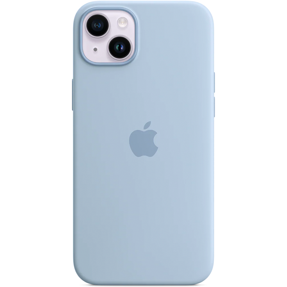 Силиконовый чехол с поддержкой MagSafe Apple Silicone Case для iPhone 14 Plus, Sky (Чистое небо)
