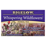Bigelow, Whispering Wildflowers™, травяной чай с L-теанином, без кофеина, 18 чайных пакетиков, 25 г (0,9 унции)