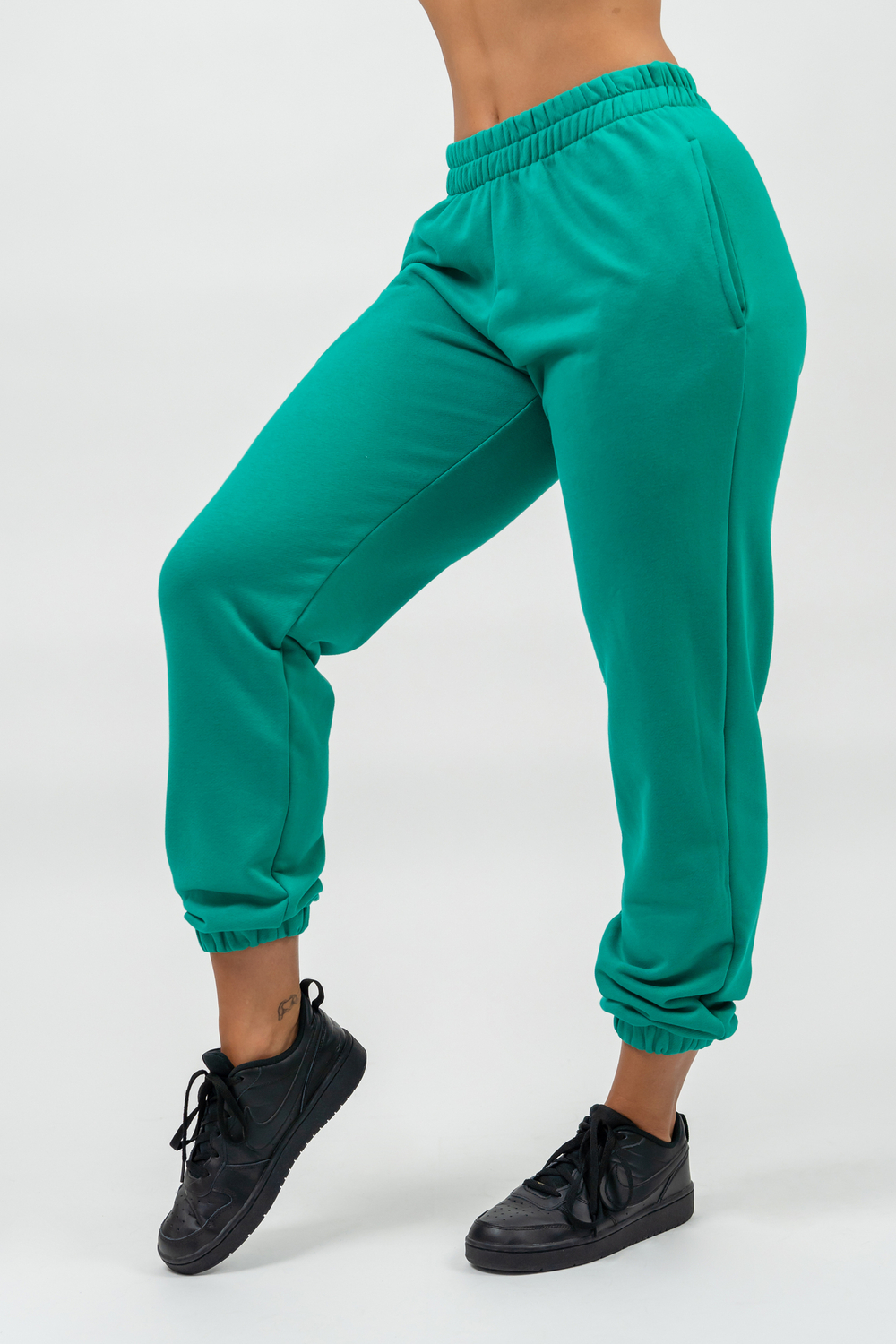 Спортивные брюки OVERSIZED JOGGERS WITH POCKETS GYM TIME 281 Зеленый