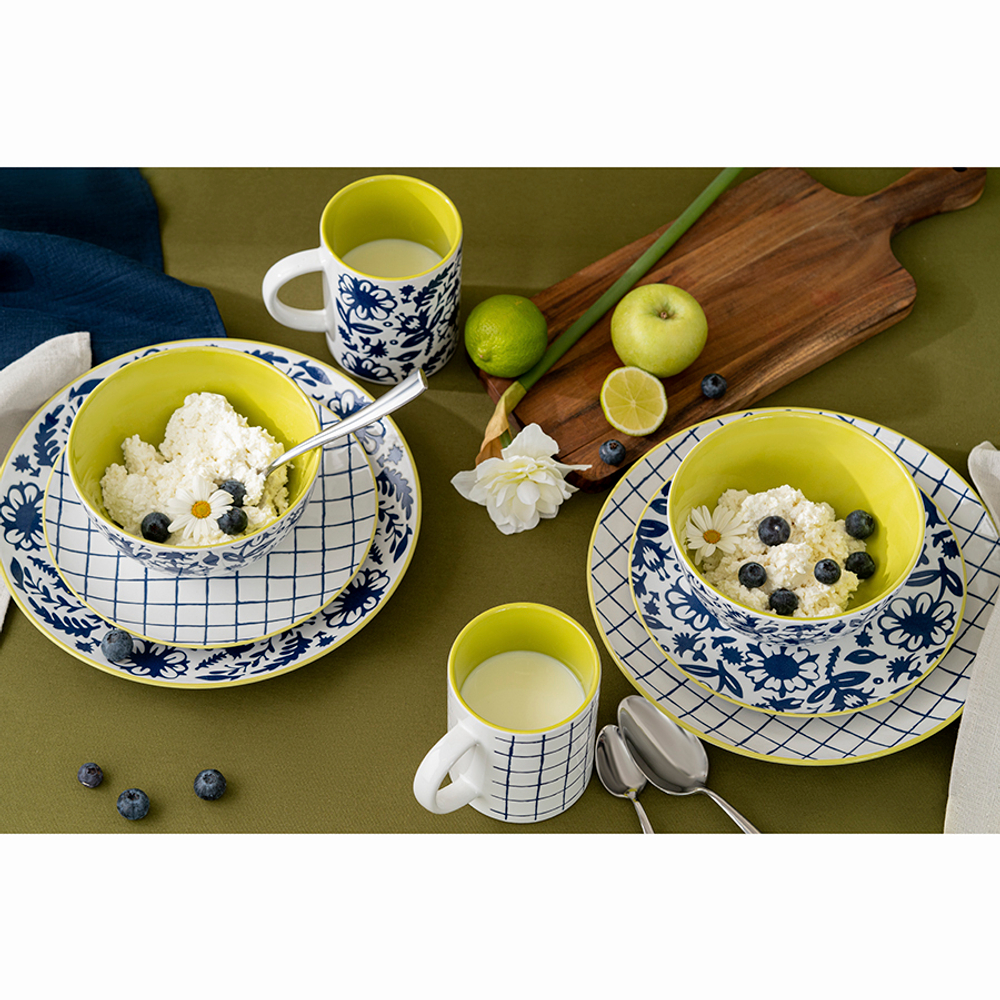 Набор тарелок bright traditions, D21,5 см, 2 шт.