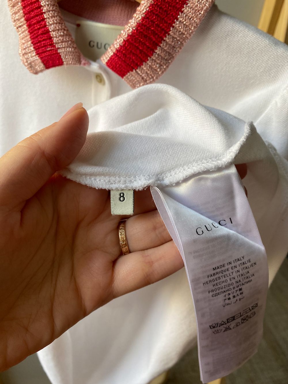 Хлопковое поло Gucci, 128