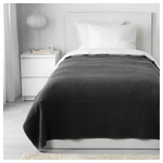 Покрывало IKEA VARELD (ВОРЕЛЬД), Темно-серый, 150х250 см