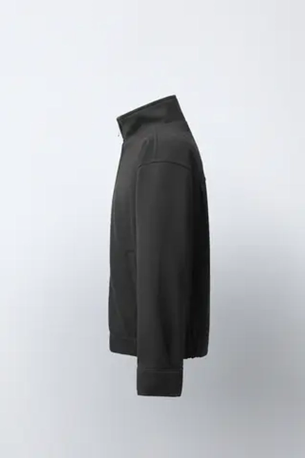 ZARA БОМБЕР COMFORT, МЯГКИЙ СЕРЫЙ
