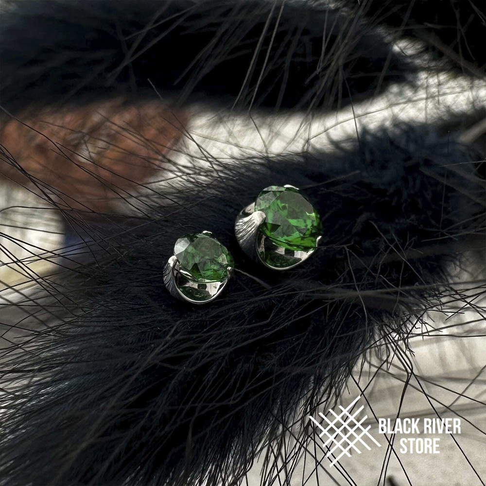 Flat Cubic Zirconia Green Б/Р