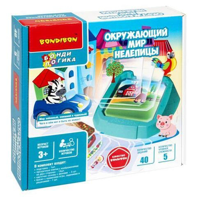 Логическая игра "Окружающий мир. Нелепицы" (Bondibon)