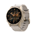 Умные часы Garmin Fenix 8, 43мм, Amoled Sapphire Soft Gold Leather (010-02903-40)