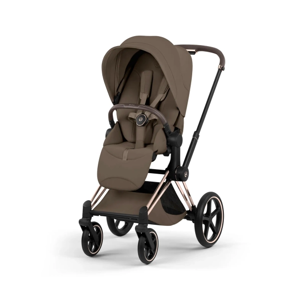 Детская коляска Cybex Priam V Style 2 в 1 Coconut Brown шасси Rosegold