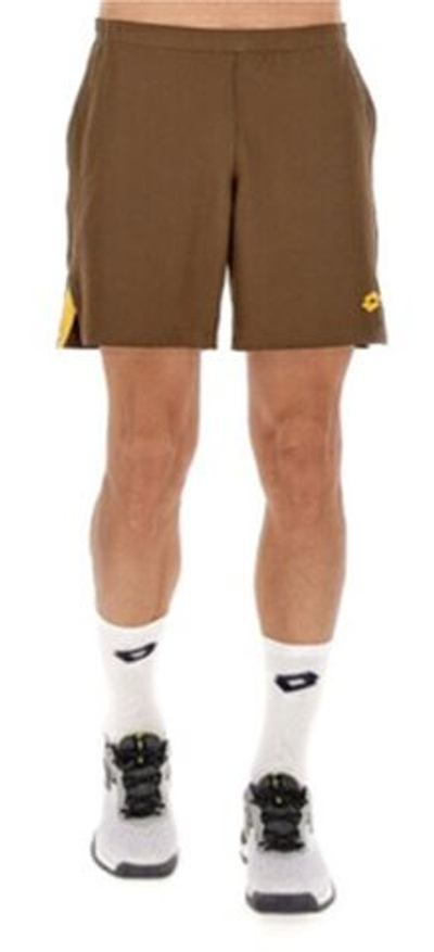 Мужские теннисные шорты Lotto Tech и D1 7" Short - teak brown