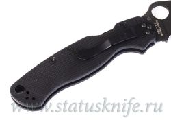 Нож Spyderco C81GPWCBK2 Paramilitary 2 CPM-S30V Black G-10 Wharncliffeфотография - 5