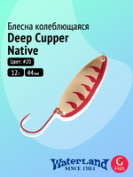 Блесна колеблющаяся WATERLAND Deep Cupper Native 12гр (custom colors)#19, 44мм,