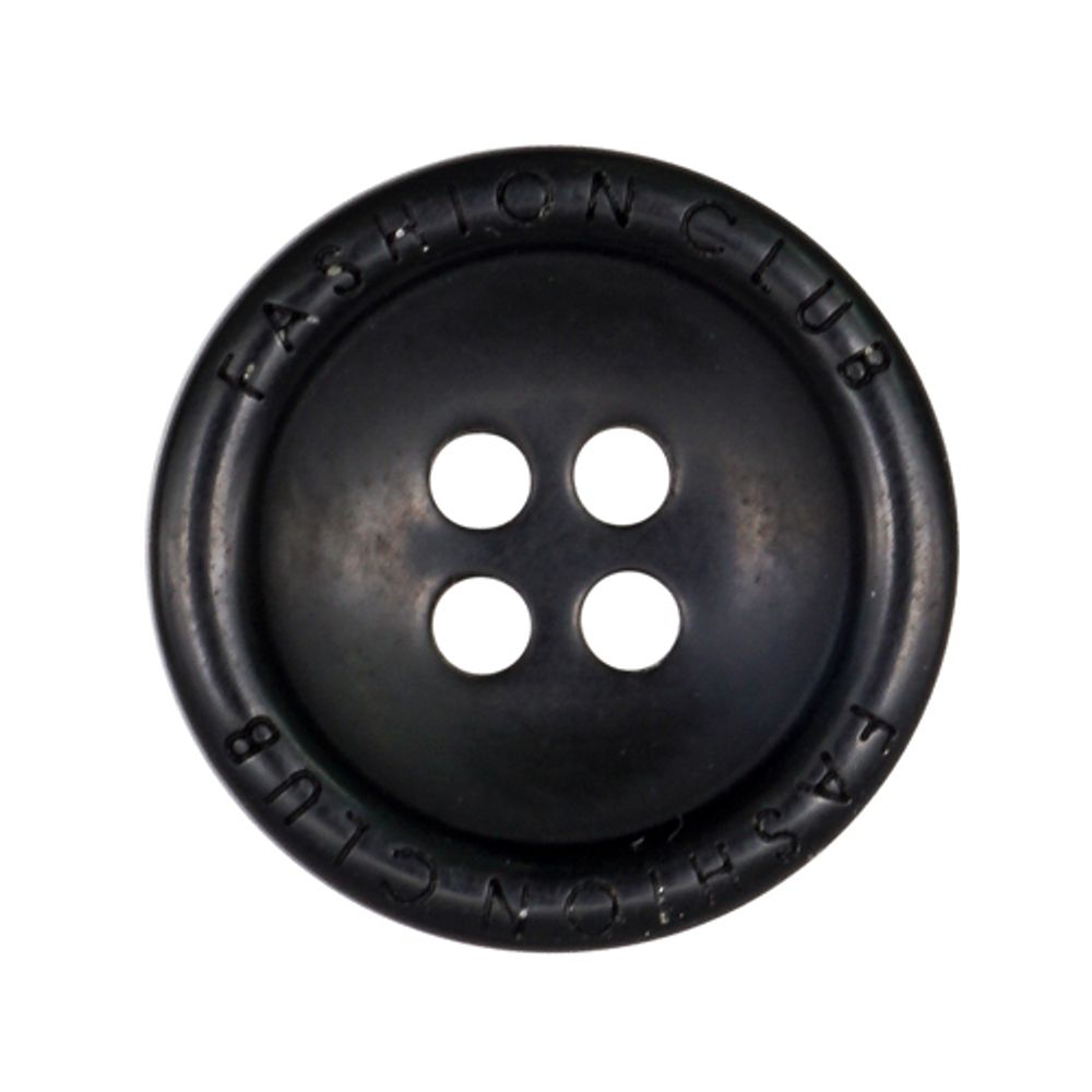 Пуговицы 4 прокола 28L=18 мм, (blk-200 (черный)) CN, 72 шт