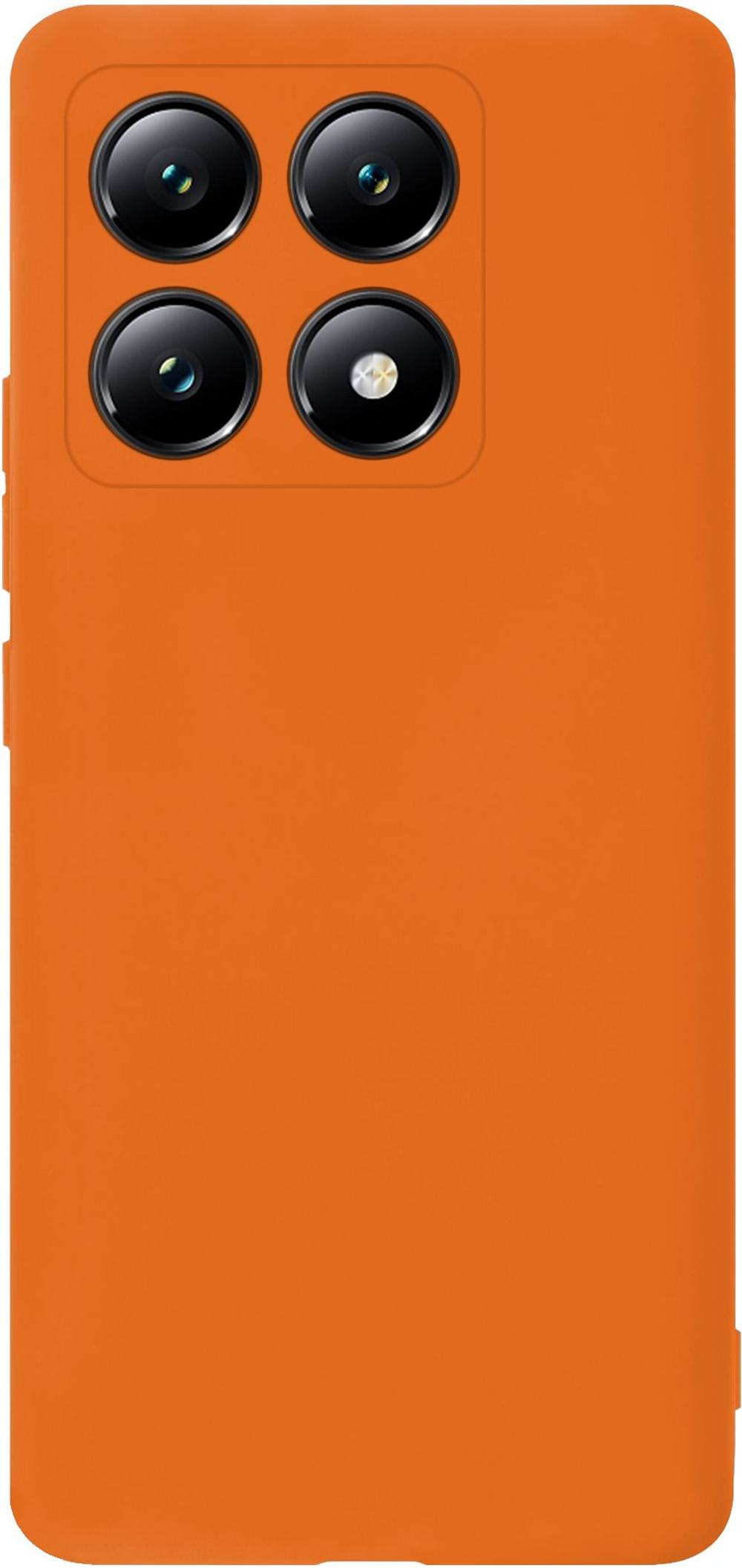 Мягкий Soft Touch чехол из силикона для XIAOMI 14T с бархатной подкладкой