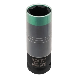 Головка ударная глубокая тонкостенная 1/2'', 22мм RockFORCE RF-44522T