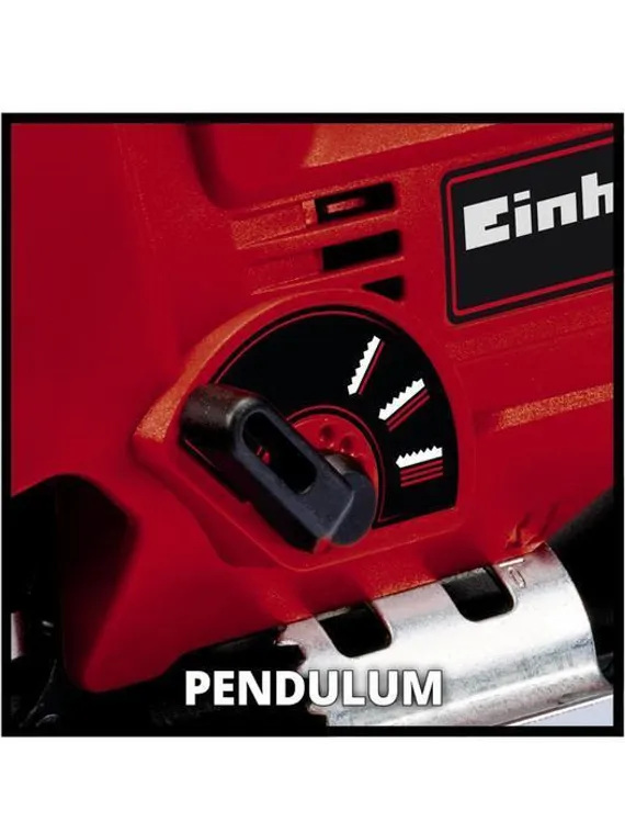 Лобзик Einhell TC-JS 80/1, 550 Вт, 1000-3000 ход/мин, 45°, пропил 80 мм, ход 20 мм