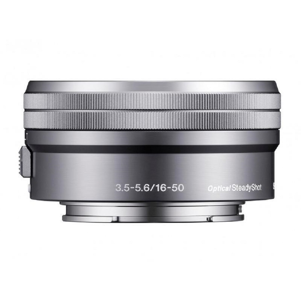 Объектив Sony 16-50mm f/3,5-5,6, SELP1650, автоматическая фокусировка, серебристый