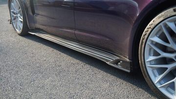 Сплиттеры порогов AE Design Porsche Panamera 976 2024+ карбон