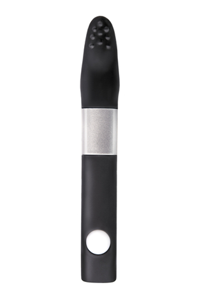 Вибратор клиторальный 8Gb USB памяти черный Qvibry 12 см