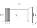 Труба фановая прямая под гребёнку 250 W1238