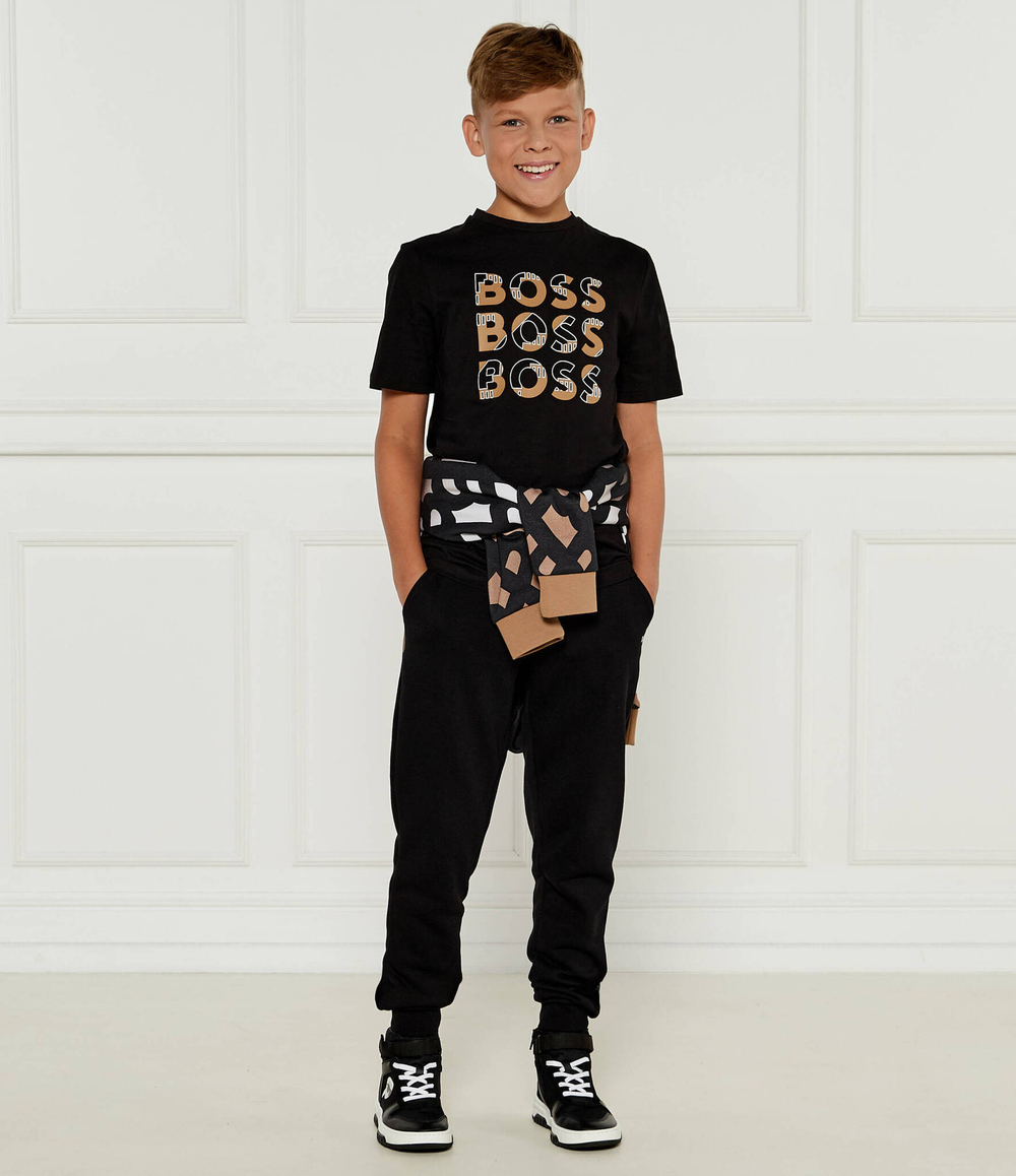 Футболка BOSS Kidswear - черный(J51200)