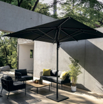 Зонт профессиональный 3х3 м Scolaro Napoli Standard, антрацит, черный
