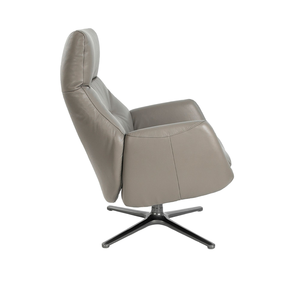 Вращающееся кресло Angel Cerda 5092/KF-A001-M5655 кожаное с откидной спинкой
