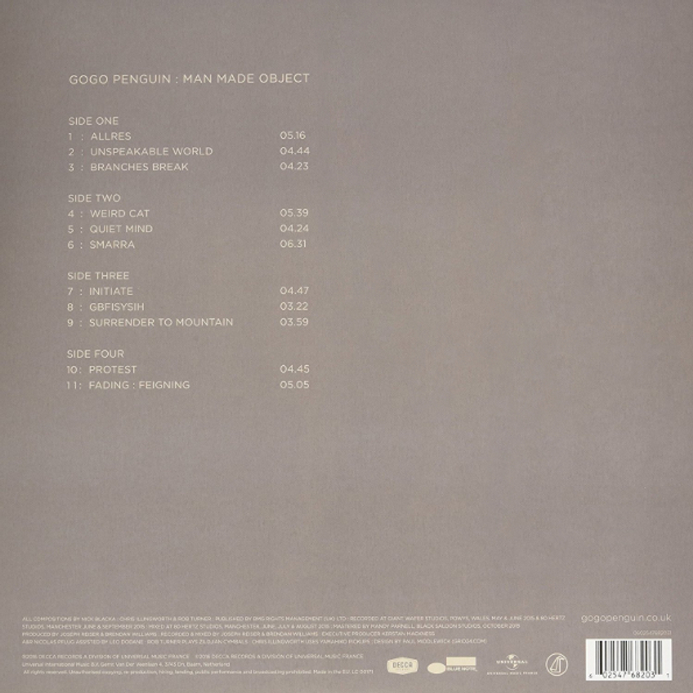 GoGo Penguin / Man Made Object (2LP)