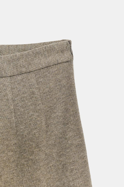 ZARA БРЮКИ BARREL, НЕЙТРАЛЬНЫЙ РОЗОВО-СЕРЫЙ