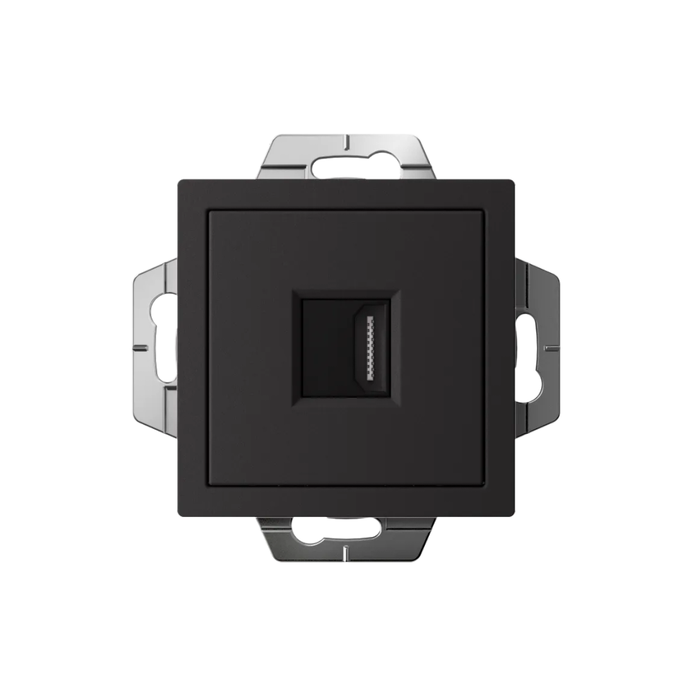ATLASDESIGN РОЗЕТКА HDMI, механизм, КАРБОН