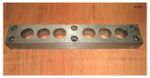 Рейка гибки арматуры для станка GW 50А/52A/50AZ/52AZ/Bending clamp normal disk