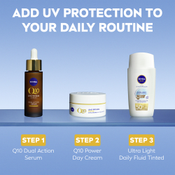 NIVEA SUN Ultra Light - Легкий тонирующий флюид SPF 50+ оттенок Medium, 40 ml