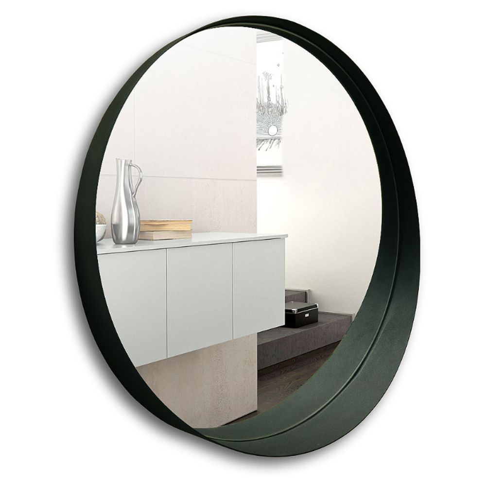 Зеркало настенное в раме Glan (70*70 cm.), black Зеркало настенное в раме Glan (70*70 cm.), black