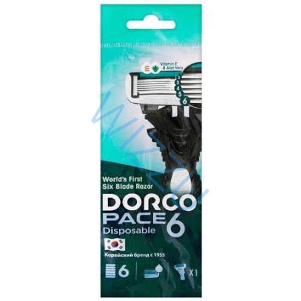 Станок для бритья Дорко Pace6 однораз 1шт, шт