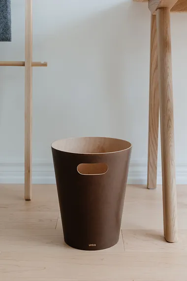 Корзина для мусора woodrow, 7,5 л, эспрессо