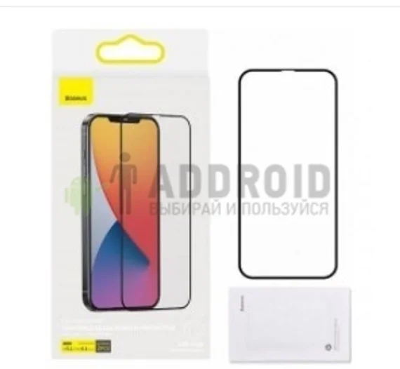 Защитное стекло Baseus Full-glass Tempered Glass 0.3mm Black для iPhone 12/12 Pro(SGAPIPH61P-LI02)