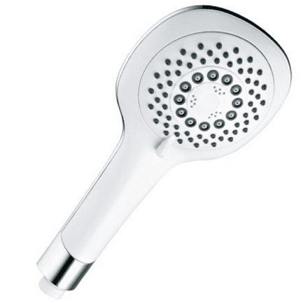 LM0815CWhIte Аксессуары Лейка душевая 5-функциональная 117х251 мм, хром/белый, блистер