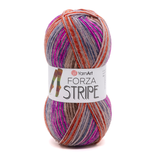 Пряжа YarnArt Forza Stripe (2802)
