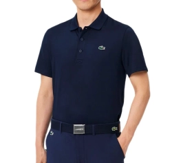 Мужское теннисное поло Lacoste Ultra Dry Stretch Golf - navy blue