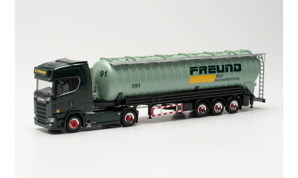 Грузовик SCANIA CS 20 HD, п/п цистерна „SPEDITION FREUND“