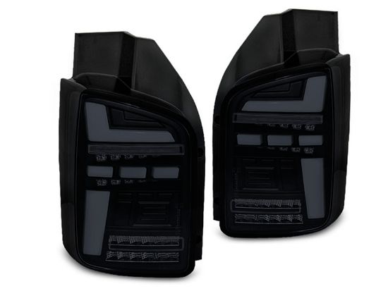 Фонари задние LED BAR BLACK SMOKE SEQ для VW T6 15-19 OEM BULB