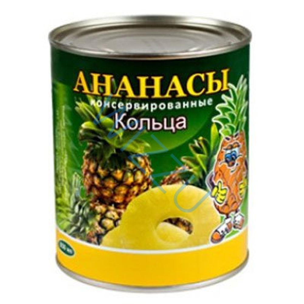 Ананасы 850мл кольца ж/б  (Барко) Вьетнам 1/24