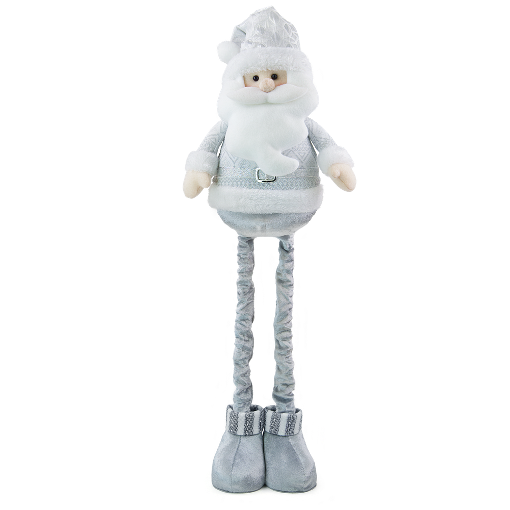 Интерьерная игрушка "Дед Мороз" на телескопических ножках, 35-65 см