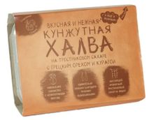 Халва Сокровища Сезама кунжутная Орех и курага 290 г