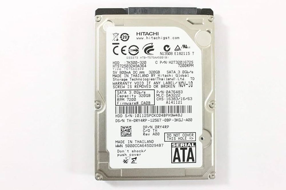 Жесткий диск Hitachi SATA 320GB 7200RPM 2.5&amp;amp;amp;amp;apos;&amp;amp;amp;amp;apos; HTS723232A7A364