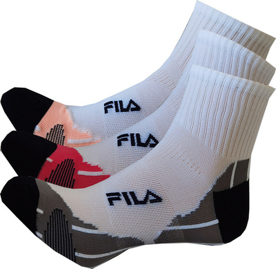 Теннисные носки Fila Calza Socks 3P - white lady