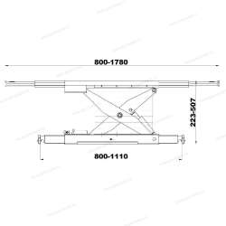 Траверса Red Line Premium RJB2P г/п 2000 кг с пневмоприводом
