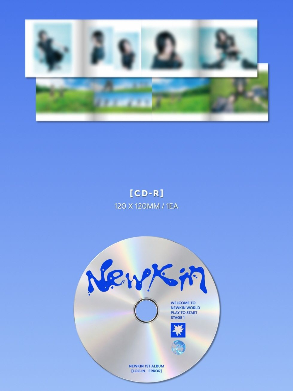 (ПРЕДЗАКАЗ) Альбом NewKin - LOG IN: ERROR 1st Album 2 Version SET